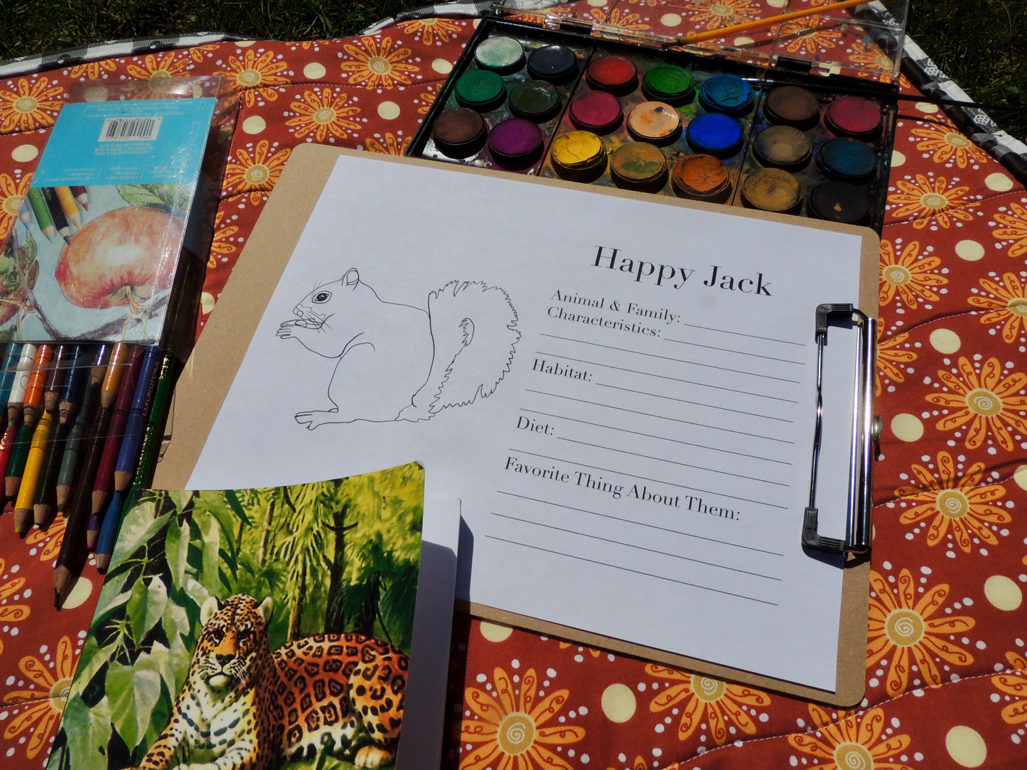 The Burgess Animal Writing & Coloring Book Full PDF