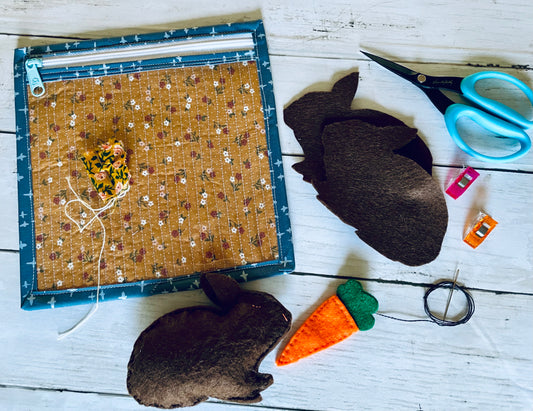 Storybook Rabbit Sewing Template for Kids