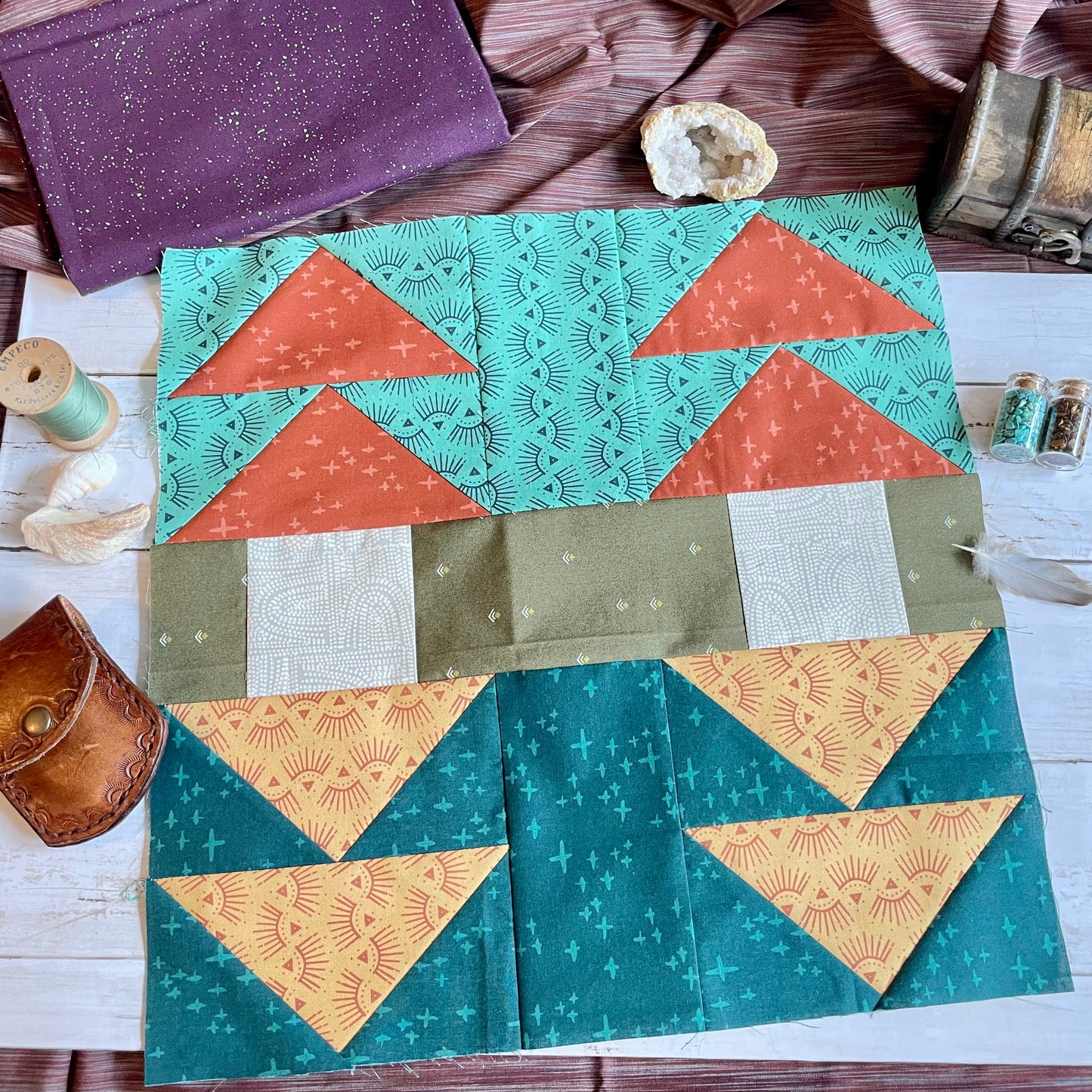 Forest Reflections Quilt Pattern - PDF - Beginner Friendly Design